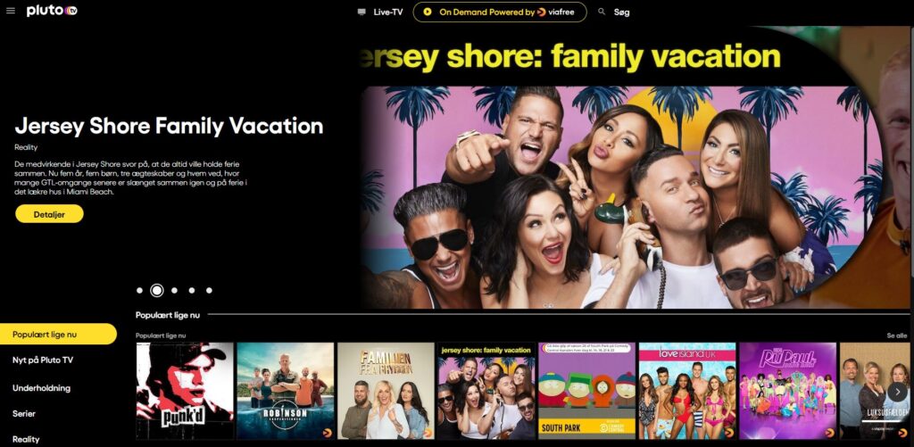 Pluto TV - Jersey Shore